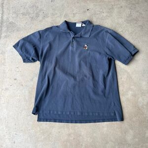 Mickey Inc. 1990s Polo Mens size XL NAVY rare